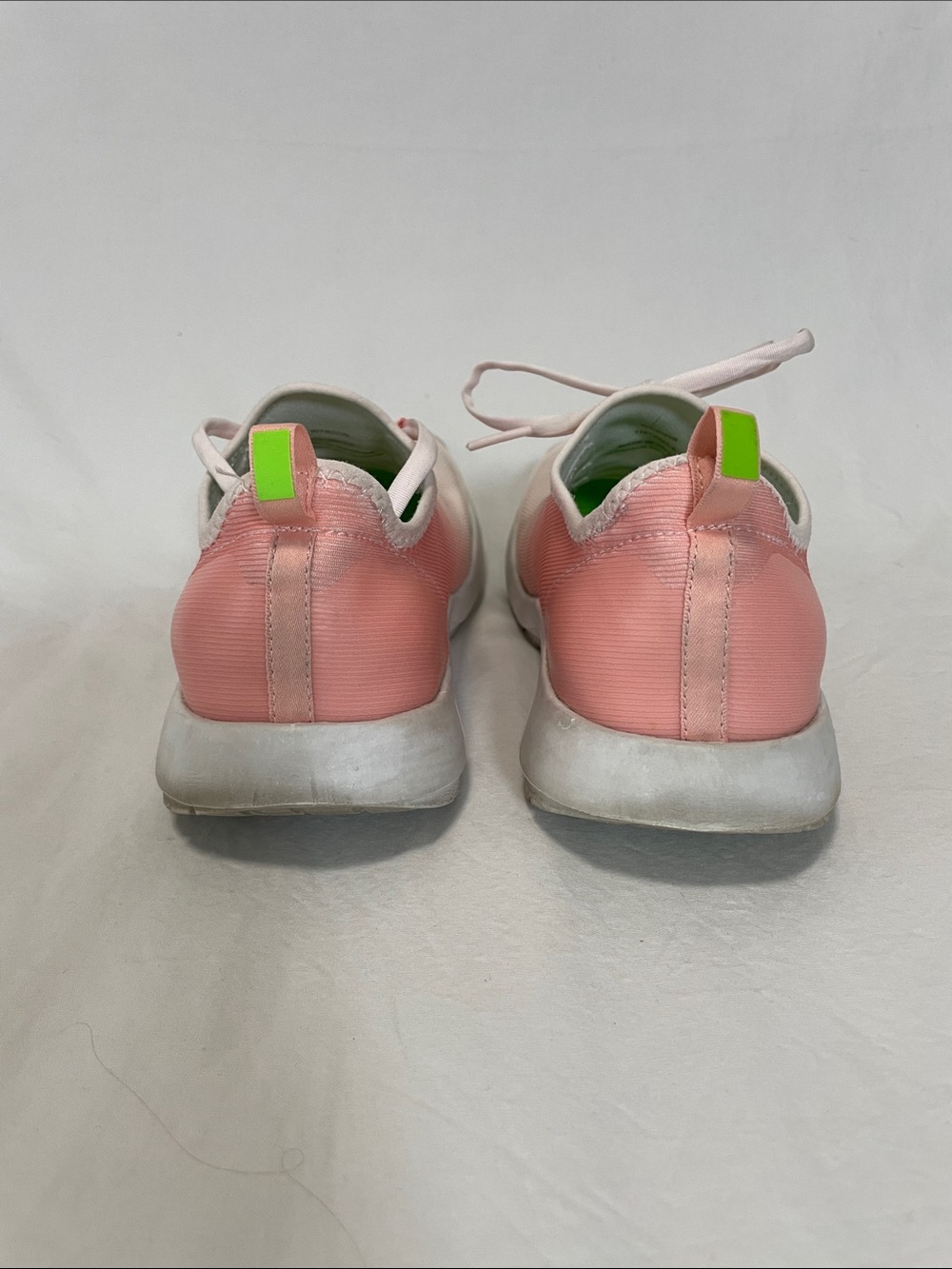 OOFOS Women’s “OOmg Sport Low Recovery” Pink & White Ombré Slip-On Sneakers, 7 - Picture 7 of 11